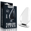 LoveToy 4.5” Flawless Clear Anal Plug 11.5cm