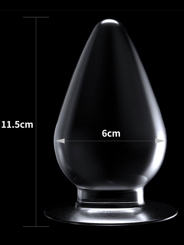 LoveToy 4.5” Flawless Clear Anal Plug 11.5cm