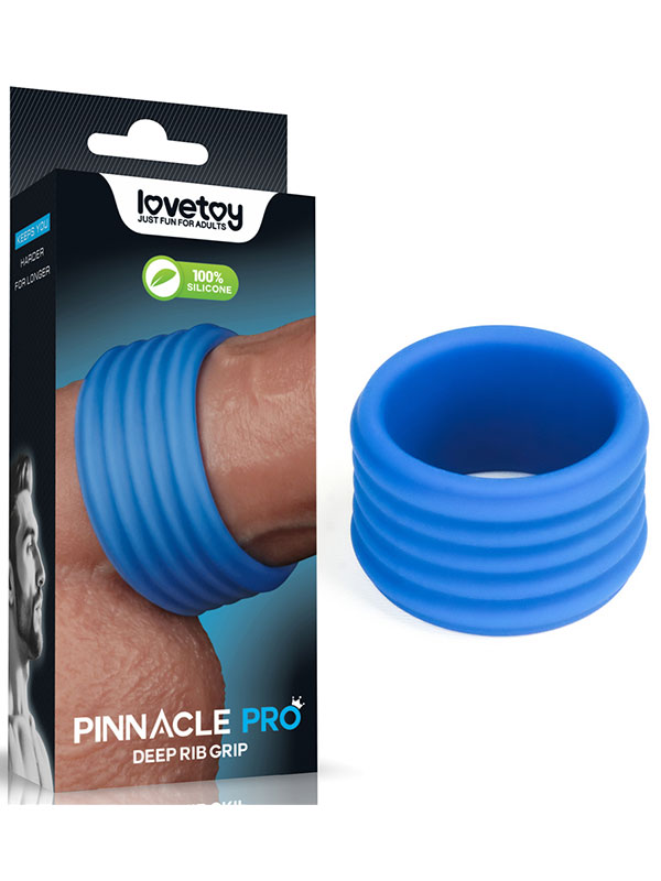 LoveToy Pinnacle Pro Deep Rib Grip Ring Halka