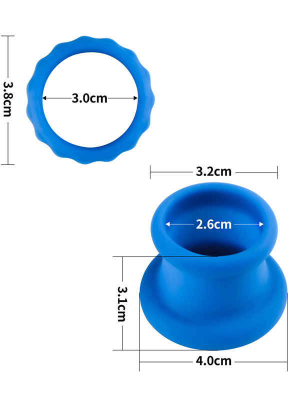 LoveToy Pinnacle Pro Twin Flex Stretcher Penis ve Testis Halkası