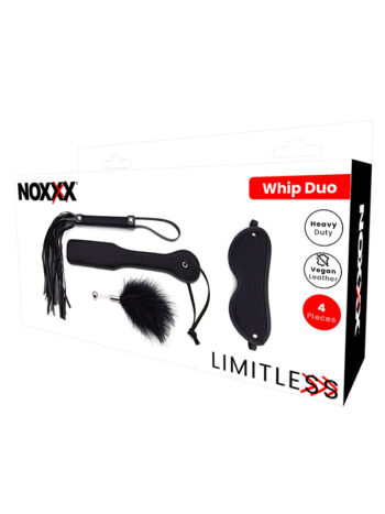 175-705300-1.jpg NOXXX LIMITLESS Kırbaç Şaplak Maske Tüy Seti