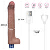 211-LV430223-1.jpg Lovetoy 10.5″ REAL SOFTEE Titreşimli Şarjlı Et Dokusunda Uzun Vibratör 26.5 cm