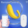 Muz Tasarımlı Giyilebilir Şarjlı Telefon Kontrollü Vibratör