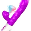 İleri Geri Hareketli Isıtmalı Emme Modlu Şarjlı Rabbit Vibratör
