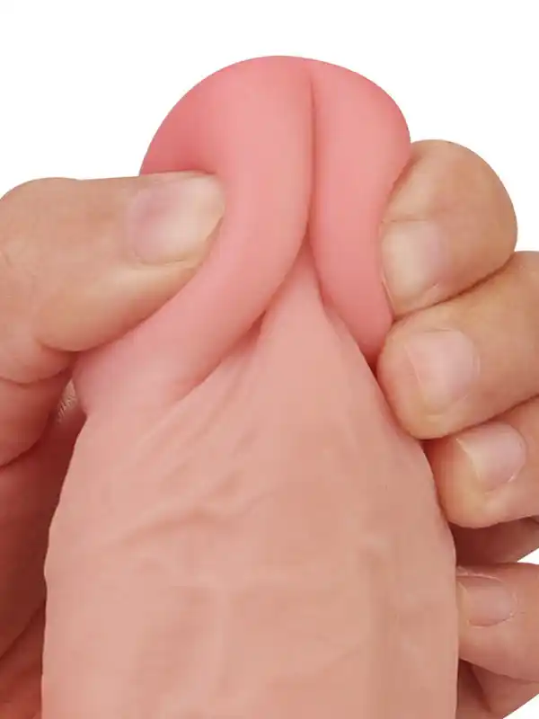 Real Skin 9″ Dual Layer Realistik Dildo 23 cm