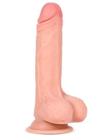 Real Skin 7″ Çift Katmanlı Kayan Derili Gerçekçi Penis 18 cm
