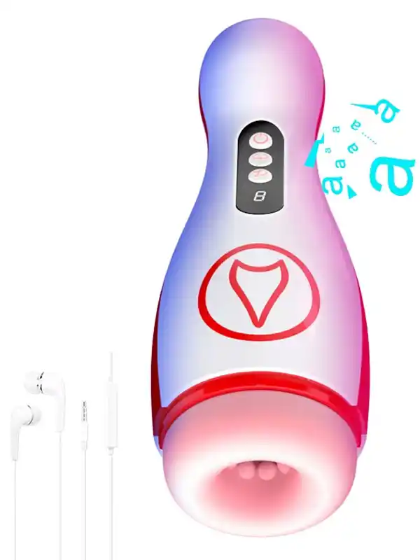Vakumlu ve Titreşim Özellikli Şarjlı Oral Seks Mastürbatörü