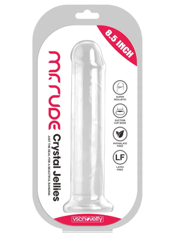 VSCNovelty 8.5″ Mr. Rude Gerçekçi Jel Dildo 21.5 cm