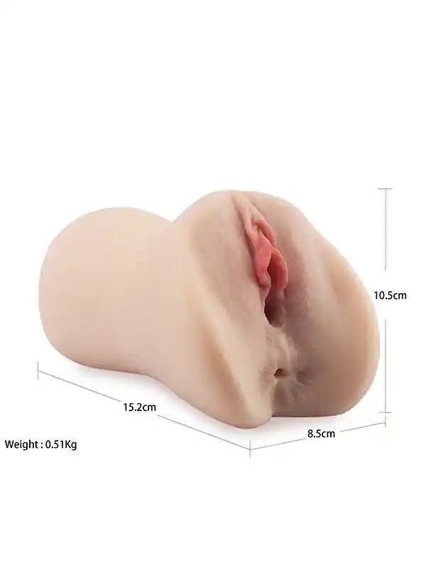 Çift Girişli Anal ve Vajinal Realistik Mastürbatör