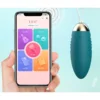 Telefon Kontrollü Giyilebilir Şarjlı EGG Vibratör