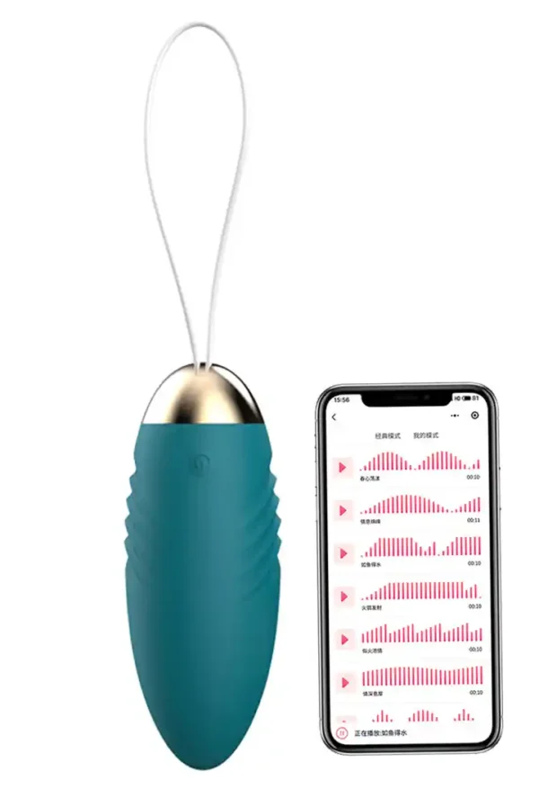 Telefon Kontrollü Giyilebilir Şarjlı EGG Vibratör