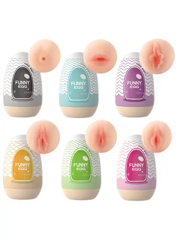 Funny Egg Erkeklere Özel Yumurta Masturbatör 6’lı Paket