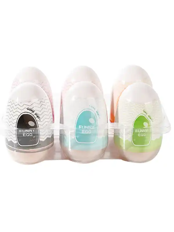 Funny Egg Erkeklere Özel Yumurta Masturbatör 6’lı Paket