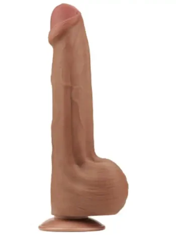 LoveToy Sliding Skin Dual Layer Çift Katmanlı Dildo 29 cm Melez