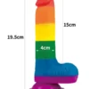 LoveToy 7.5” Prider Dildo Realistik Penis 19.5 cm