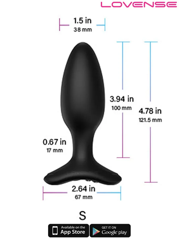 Lovense HUSH 2 Anal Plug 1.5