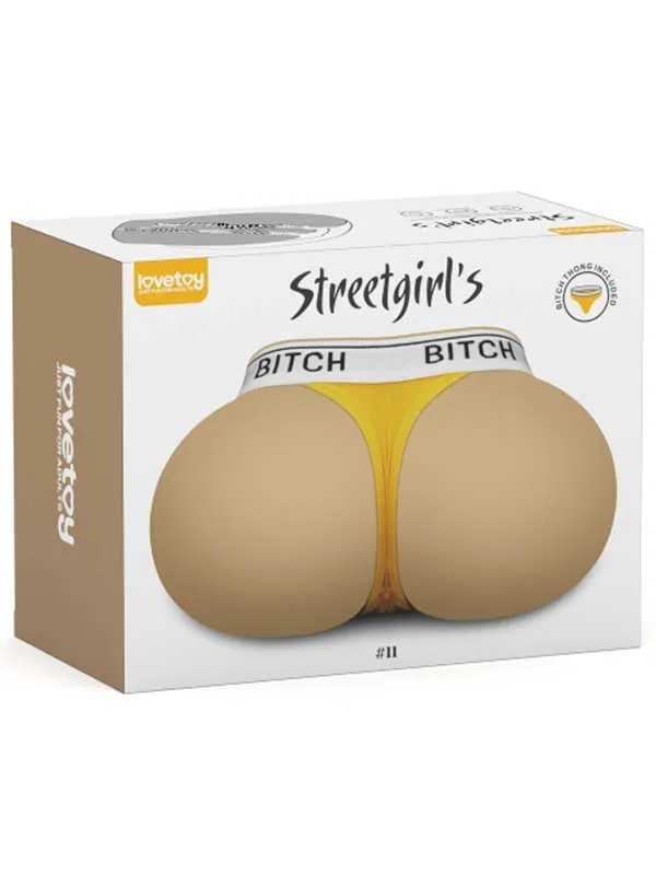 LoveToy Streetgirl’s Bitch Çift Girişli Gerçekçi Tangalı Kalça 2.5 kg