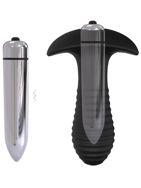 Titreşimli Giyilebilir Spiral Butt Plug