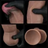 Lovetoy 9.5” Dual Layered Silicone Cock XXL 24.5 cm