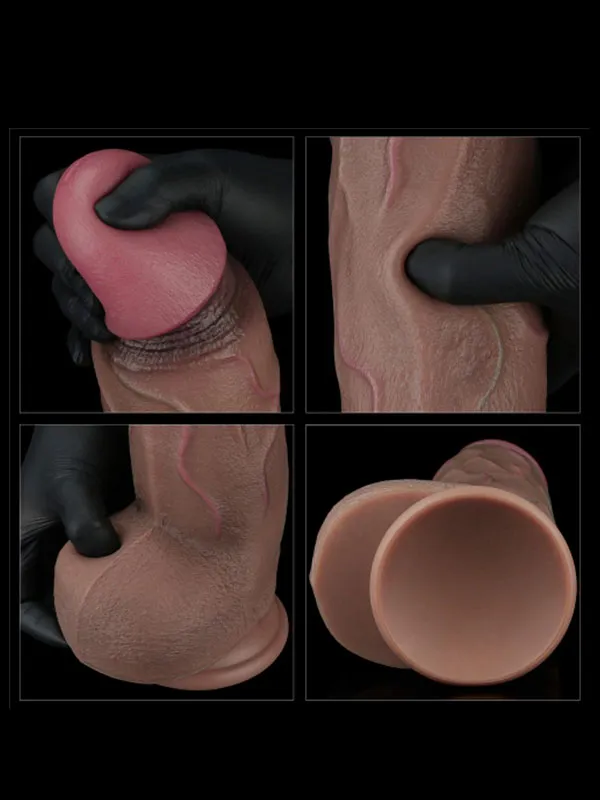 Lovetoy 12” Dual Layered Silicone Cock XXL 31 cm