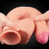 LoveToy Çift Katmanlı Platinyum Silikon Realistik Dildo 28 cm