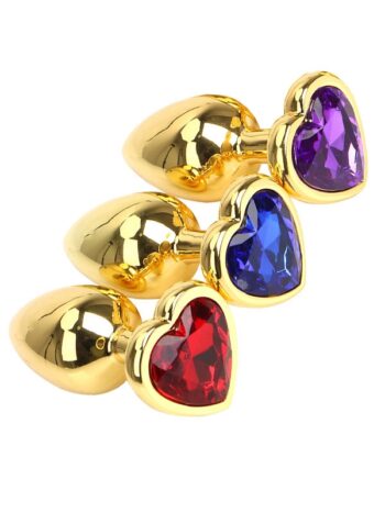 575-kalp-mucevherli-celik-gold-anal-plug-3-lu-set.jpg NOXXX Çelik Gold Kalp Mücevherli Anal Plug 3'lü Set