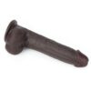 LoveToy Sliding Çift Katmanlı Realistik Dildo 23 cm Siyah