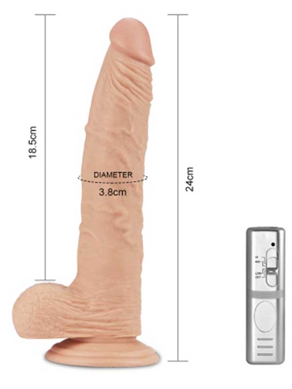 LoveToy Titreşimli Penis 24 cm