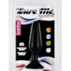 LoveToy Silicone Anal Plug S 11.5 cm Siyah