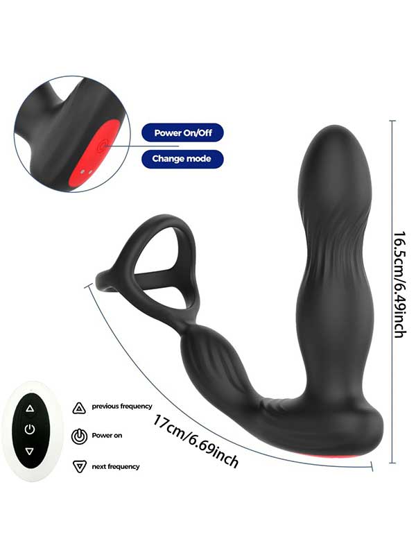 NOXXX Titan İleri Geri Hareketli Halkalı Anal Vibratör