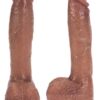 NOXXX İleri Geri Hareketli Isıtmalı Şarjlı Dildo 25 cm