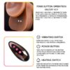 NOXXX İleri Geri Hareketli Isıtmalı Şarjlı Dildo 25 cm