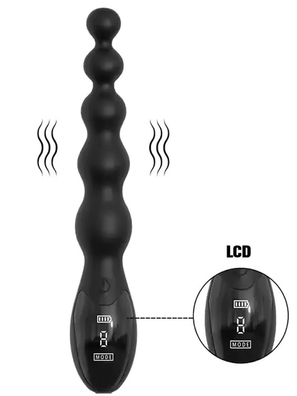 NOXXX Obsidian Solid Boncuklu Anal Şarjlı Vibratör
