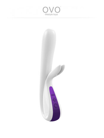 801-ovo-k5-rabbit-vibrator-white-violet-3.jpg Ovo Vibratör K5