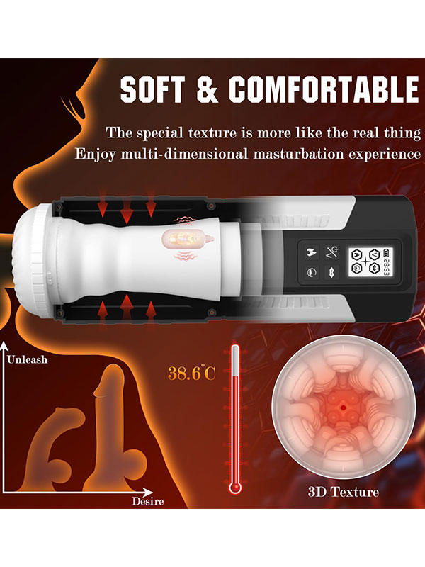 83-603304-6.jpg NOXXX Max Thrust Şarjlı Masturbatör İtme Emme Sıkma Titreşim Isıtma Modlu