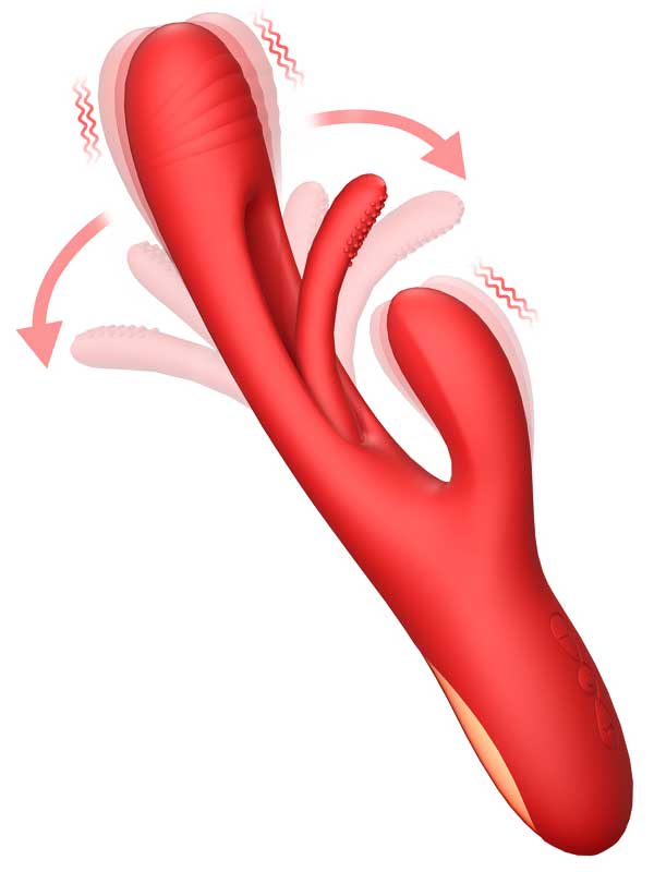 95-202107-5.jpg NOXXX Patova G Spot ve Klitoris Uyarıcılı Şarjlı Rabbit Vibratör
